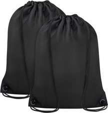 2PCS Drawstring Bags Bulk, String Backpack for Men Women, Cinch Bag Draw Stri...