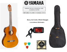 CHITARRA CLASSICA YAMAHA C40 misura 4/4 NATURAL CON BORSA + ACCORDATORE + CORDE 