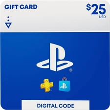 $25 Playstation Store Gift Card - Us Region