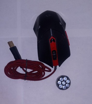 Redragon 2400 DPI Centrophorus Wired Optical Gaming Mouse M601