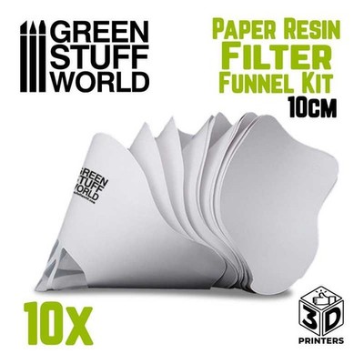 Green Stuff World Einweg-Papierfilter 10cm (10) GSW Sieb Filter