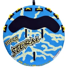 Rave Sports 02325 Mega Storm Boat Towable Water Tube Ski Sled with Warranty