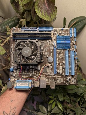 ASUS M4N68T-M V2 AM3- Athlon II X4 460 3.0GHz- 4GB RAM NO IO SHIELD-CPU/MOBO/RAM