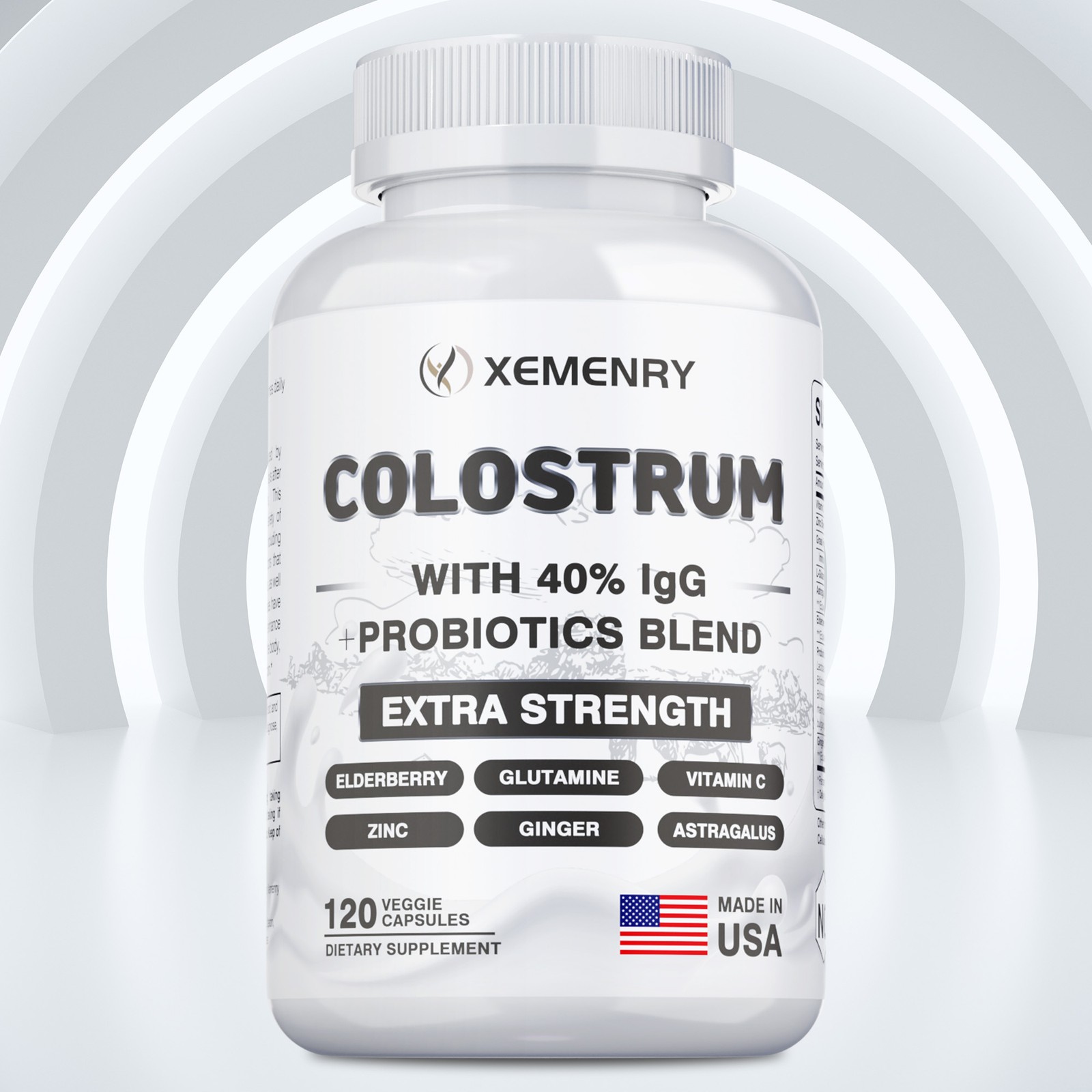 Colostrum - 40% IgG Concentrated, Gut Health Hair Growth Beauty & Immune Support