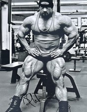 BRANCH WARREN SIGNED 11X14 PHOTO TEXAS QUADRASAURUS RACC TRUSTED IFBB H