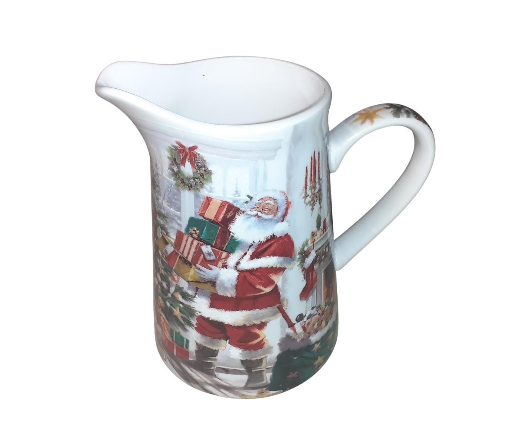 Santa Fine China Jug, Father Christmas, Wine, Milk, Custard, Gravy LP54300