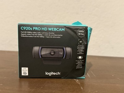 Authentic Logitech C920s Pro HD 1080p Webcam w/ Privacy Shutter NEW Damage Box