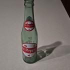 Vintage 1950s Dr Pepper 6½ oz ACL Soda Bottle 10-2-4 Logo Georgia Green — photo 1