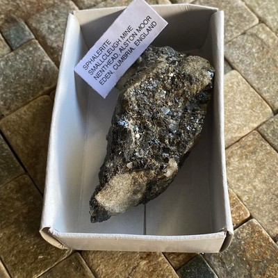 SPHALERIT AUF MATRIX, SMALLCLEUGH MINE, CUMBRIA ENGLAND 83g MF1546