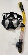 Phantom Aquatics Professional Snorkel Set Adult Yellow