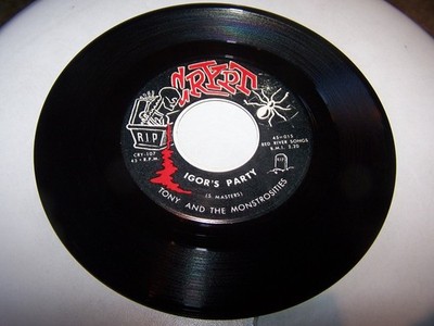 Tony and the Monstrosities- Igor s Party/ Igor's Lament''-45 rpm -Crypt 107