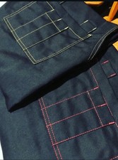 LineChefAprons Black Chef Apron 65 Polyester 35 Cotton Multiple Pockets