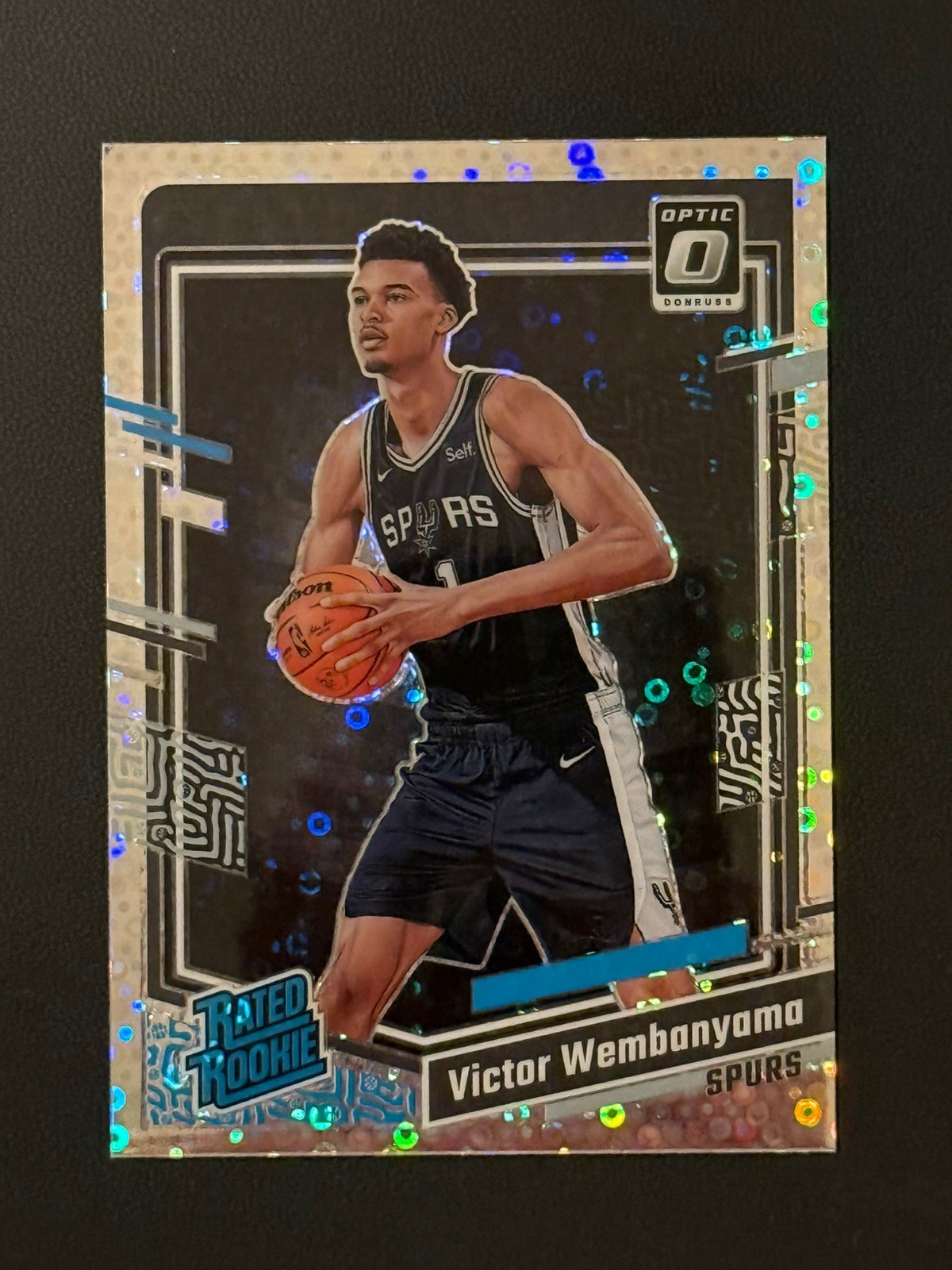 2023-24 Donruss Optic Rated Rookie Fast Break Holo #225 Victor Wembanyama