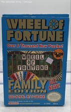 Nintendo NES NES-W3-USA Wheel Of Fortune Family Edition Cartridge Video Game