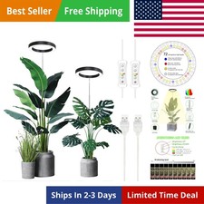 Plant Grow Light, LED Growing Light Full Spectrum for Indoor Plants,Height Ad...