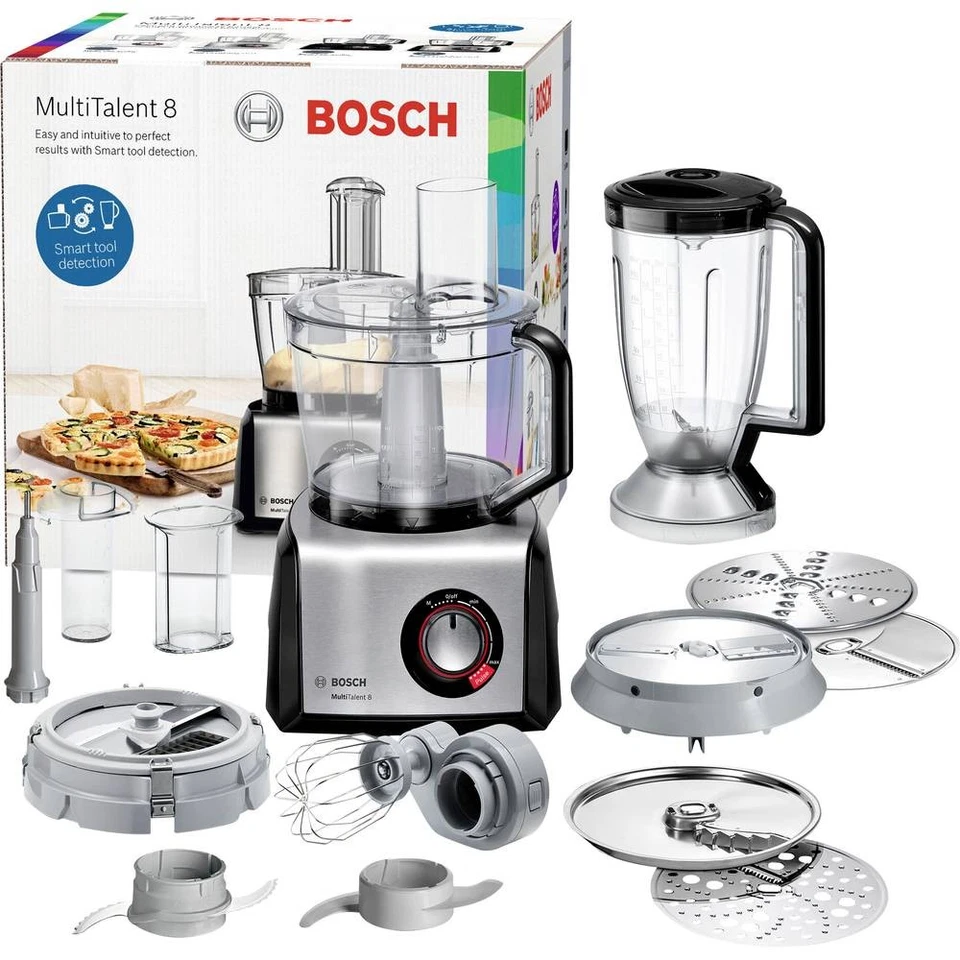 Bosch Haushalt MC812M865 Robot da cucina 1250 W Argento - Immagine 4 di 4