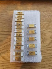 17x C2102 Rare Vintage National Semiconductor TMS MOSTEK Memory Grey Gold Chips