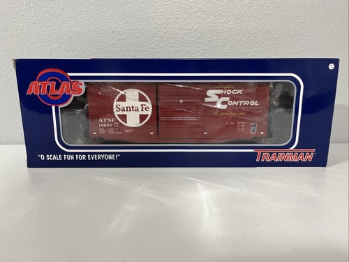 Atlas "O" 2001904-2 - 40' Hy-Cube Box Car - Santa Fe #14067 - (3 rieles) | Condition: Used