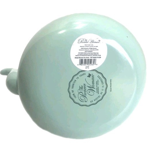 The Pioneer Woman Breezy Blossom Enamel on Steel 1.9 Quart Tea