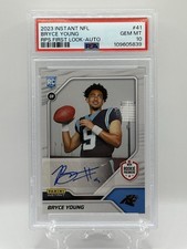 2023 Panini Instant NFL Bryce Young RPS First Look Auto 1/120 #41 PSA 10 Rookie