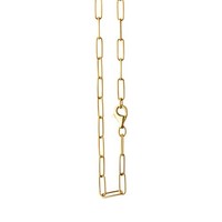 Gliederkette 925 Silber Vergoldet 45Cm Damen Halskette Echtschmuck NEU