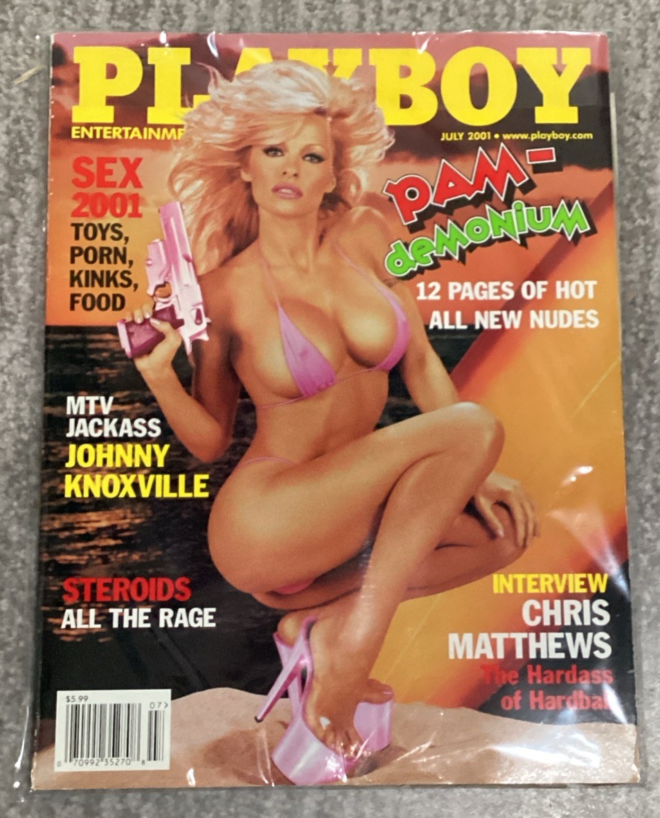 Playboy Magazine - July 2001- Pam-demonium Issue- Beautiful Condition