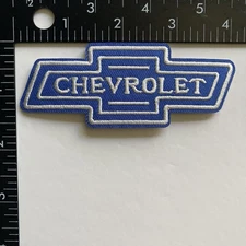 Chevy Chevrolet Embroidered Iron On Patch Blue & White