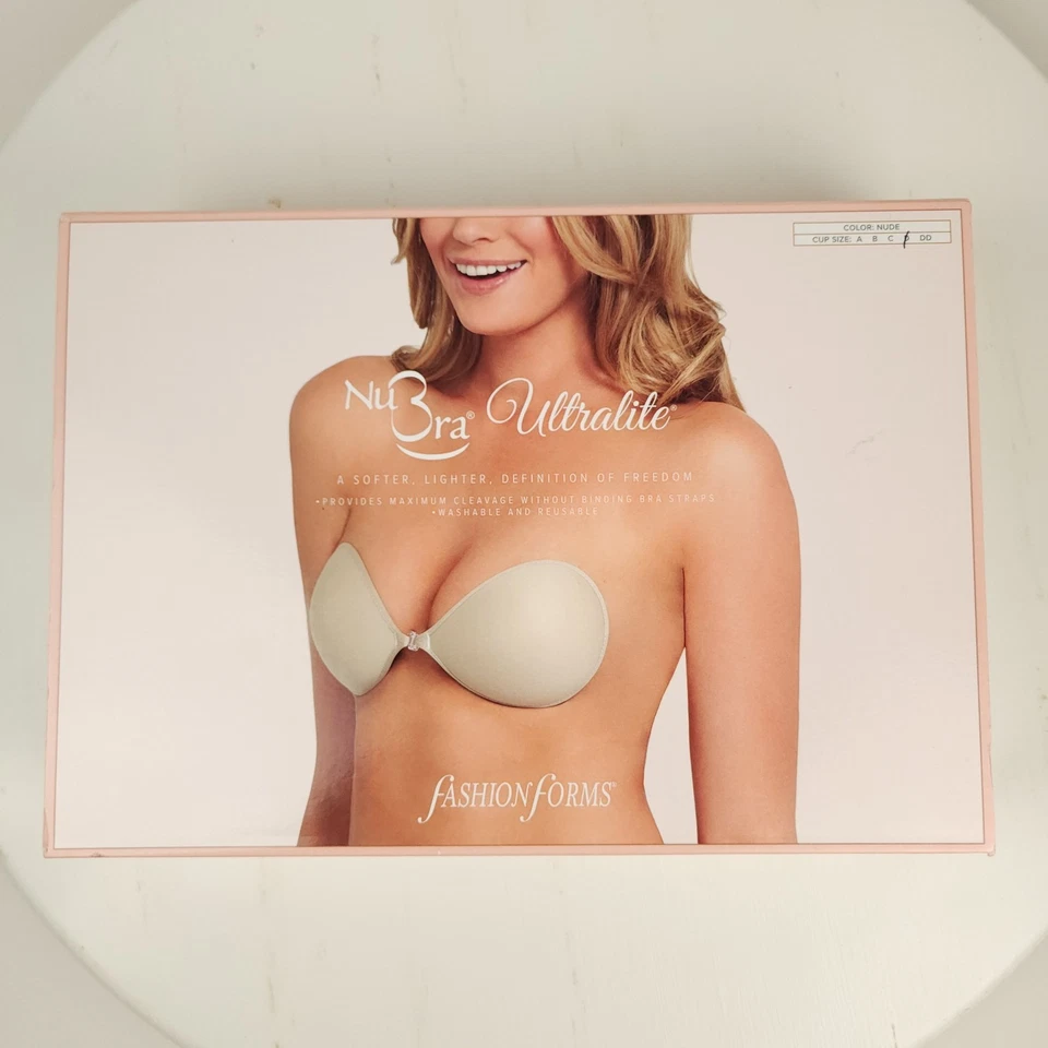 Sujetador para mujer NUBRA Ultralite sin espalda adhesivo sin tirantes copa D reutilizable Foto 2 de 4