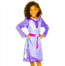 Disney's Wish Asha Dress NWT Authentic Costume Size 4-6X Purple