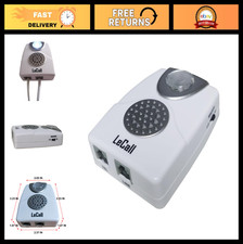 Adjustable Telephone Ringer Amplifier for Landlines, Loud Ring Enhancer with Fla