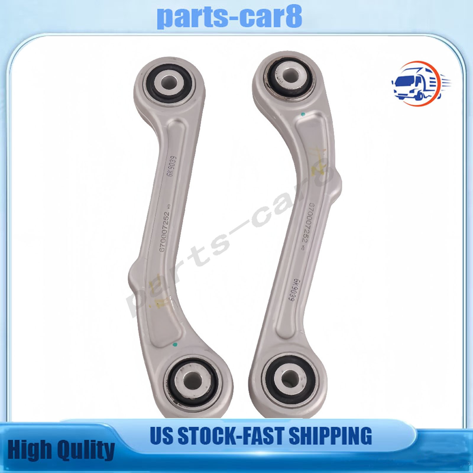 670007252 2* Rear Upper/Lower Control Arms for Maserati Ghibli Quattroporte 2014