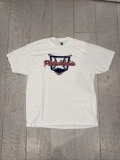 Jerzees Dri-Power Philadelphia Baseball Graphic T-Shirt Size XL