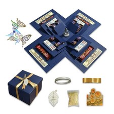 DIY Explosion Gift Box Five-Story Assembled Surprise Snack Photo Album Decor