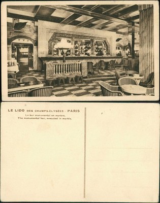 CPA Paris Le Lido Champs Elysees 1928