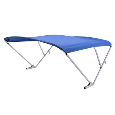 92-102'' Width Pacific Blue Canvas Boat Bimini Top w/Storage Boot