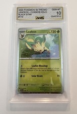 2025 SV Promo Leafeon-Cosmos-Holo Black Star #170 GM MT 10