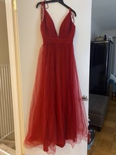 NEW Red Tulle Full Ball Gown, Wedding Guest, Bridesmaid