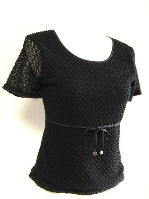 Courreges Women's Top Black Size 40