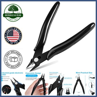 Spring-Loaded Side Cutters for Precision Cutting in Jewelry and Electronics