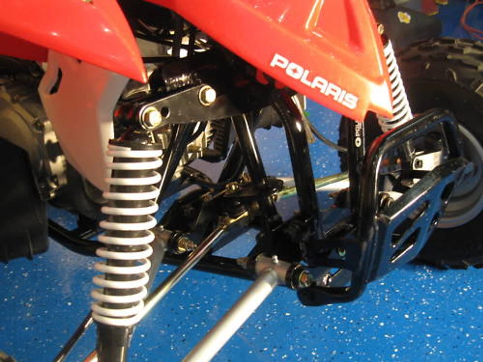 Kit de ensanchamiento de ATV Polaris Outlaw 90 o Outlaw 110 brazos en A y amortiguadores (+6) Foto 3 de 4