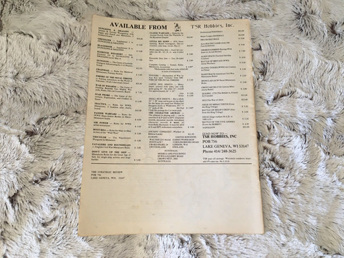 TSR - The Strategic Review: Vol. 2 No. 2 (April, 1976) - Picture 2 of 2