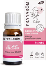 - Pranabb - Diffusion Citronnelle - Mélange Aux Huiles Essentielles 100% Bio Pou