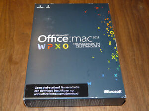 Microsoft Office Mac 2011 2-Liz. Home &amp; Business niederländische Vollvers. dutch
