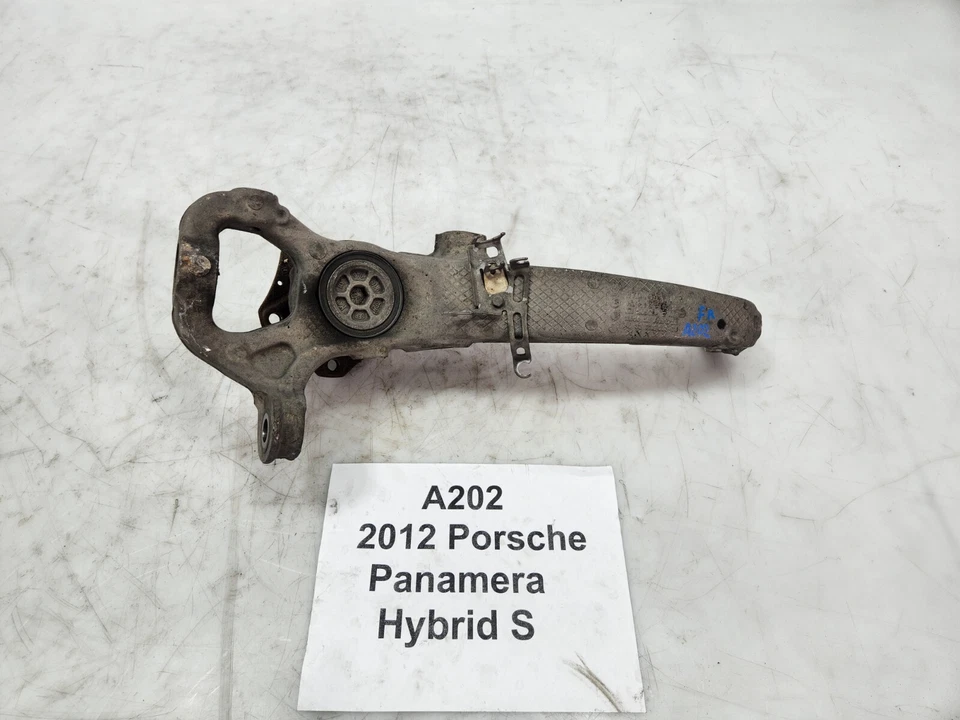 ✅10-16 OEM Porsche Panamera 970 delantero derecho pasajero suspensión husillo nudillo Foto 2 de 4