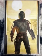 Star Wars The Mandalorian S2 #1 SDCC 2023 Gist Variant B&W Sketch LTD 666 W Card