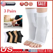Compression Socks Sports Ankle Support Brace Elastic Sleeves for Running Cycling