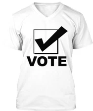 Vote Notes Gear T-Shirt Made in the USA Size S to 5XL
