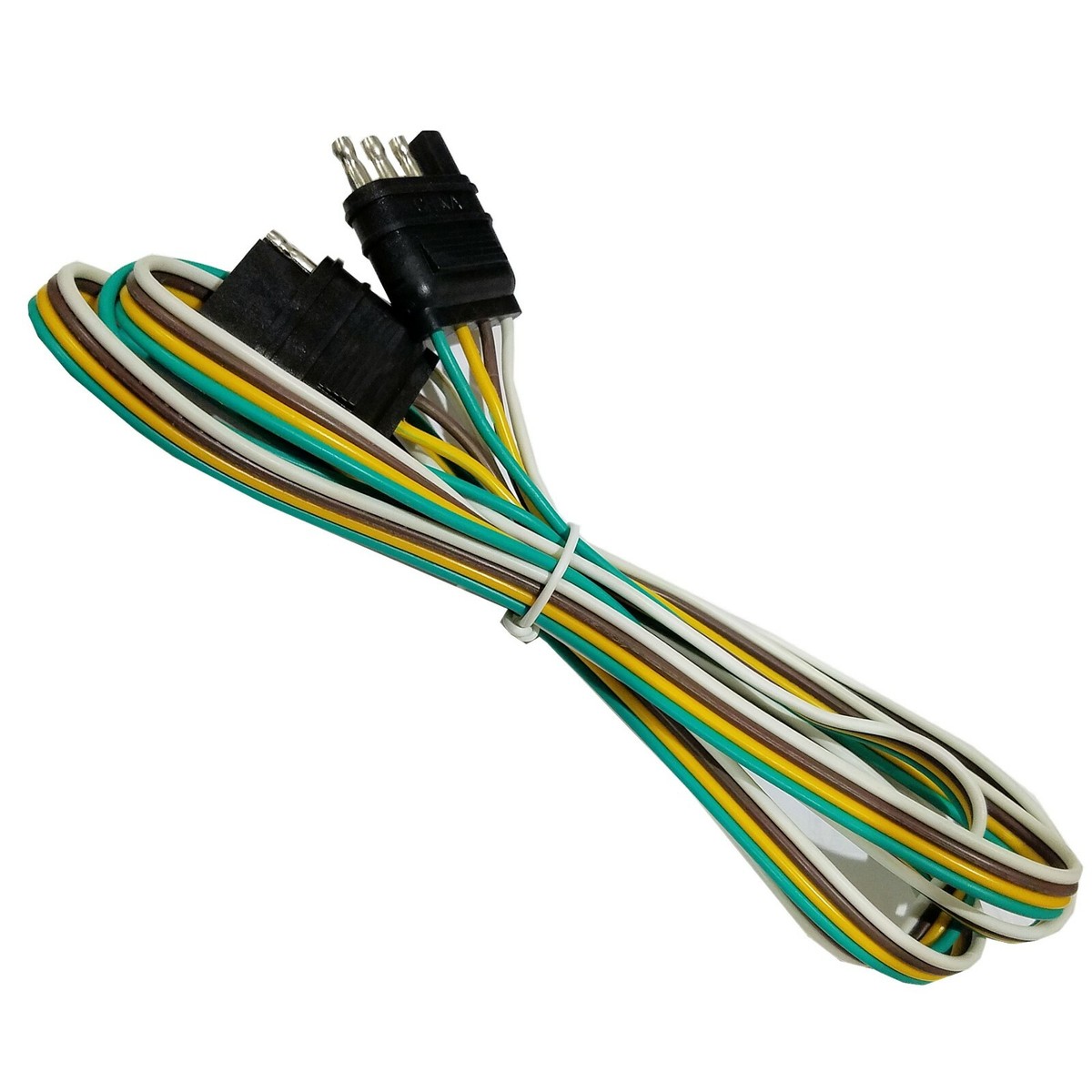 4 Pin Trailer Plug MECMO 5-Way Flat Trailer Wire Extension 4Ft 48 - Foto 3