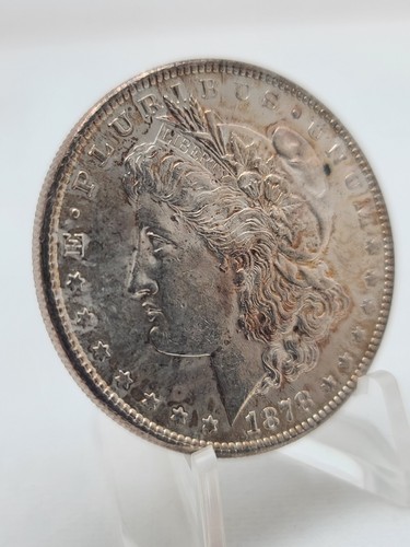 1878 s Morgan Silver Dollar-Uncirculated-Light Toning-Very Nice Coin - Picture 2 of 6
