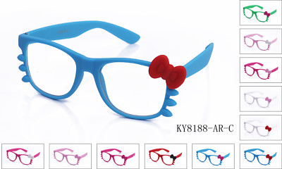 Clear Lens Glasses Hello Kitty Themed Cute Party Events Adorable UV Protected